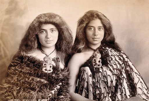 Two Maori Women represents history of New Zealand