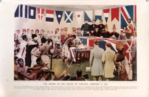 The Treaty of Waitangi is foundational to the political history of New Zealand, establishing British sovereignty and a Māori-British partnership.