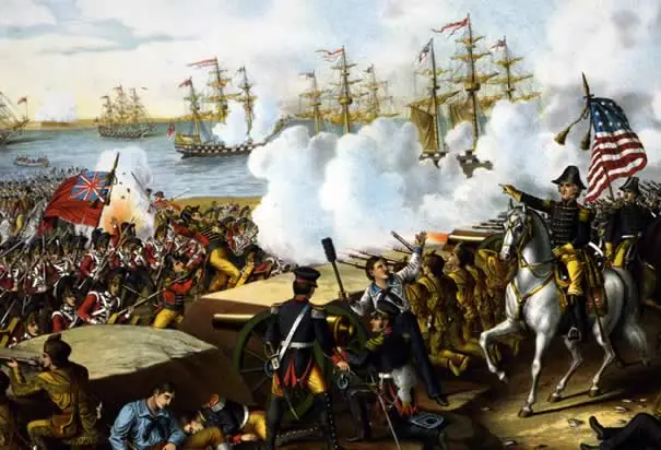 This image explores the significant victory of Major General Andrew Jackson and his soldiers at the Battle of New Orleans during the War of 1812, highlighting its impact on American history and its connection to "the Other Great Game."